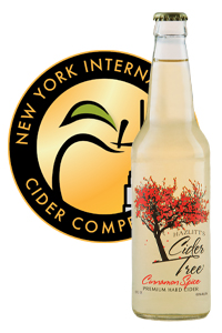 Cider Tree Cinnamon Spice with NY Int'l Cider Competition Logo