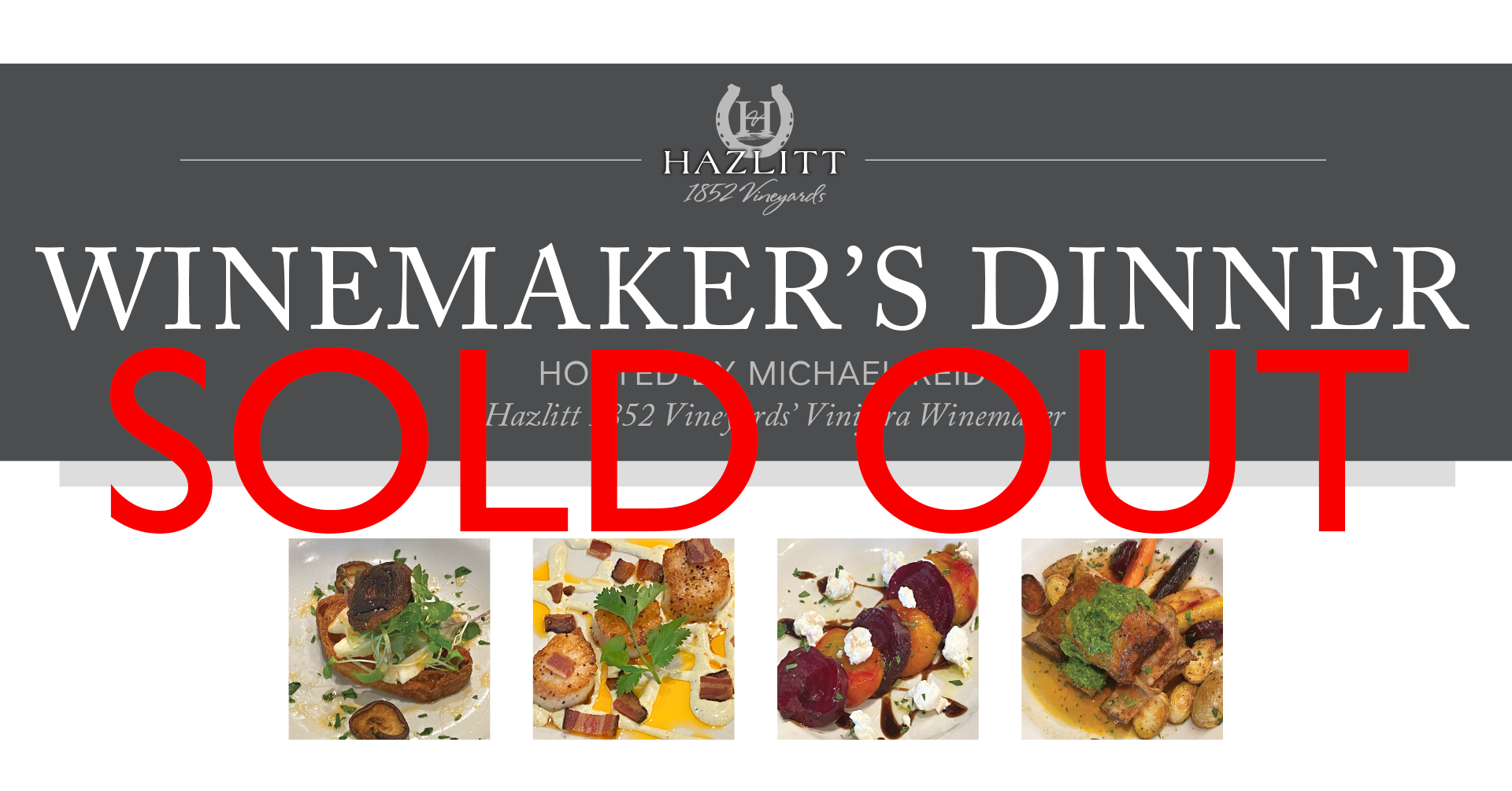 Winemaker's Dinner Sold Out