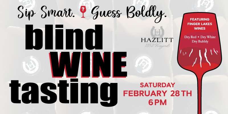 Blind Wine Tasting at Hazlitt 1852 Vineyards