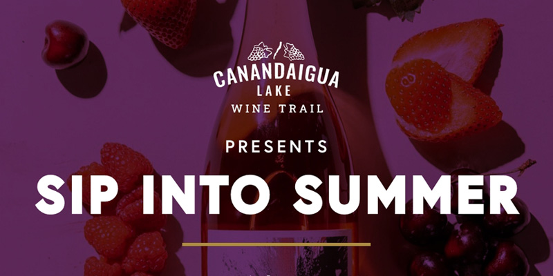 Sip into Summer with the Canandaigua Lake Wine Trail.